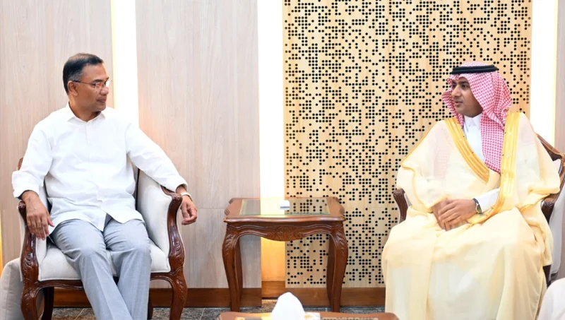 প্রধানমন্ত্রীর সঙ্গে সৌদি রাষ্ট্রদূতের সৌজন্য সাক্ষাৎ